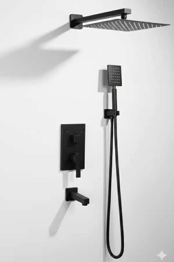 Nero - CREVO Ankastre Duş Seti